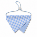 Blue Gingham Pet Bandana