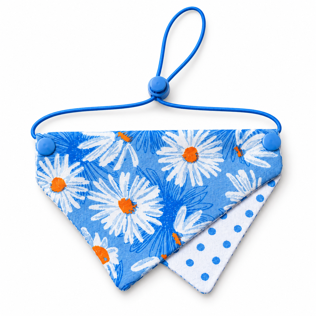 Blue Daisy Pet Bandana