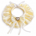 Yellow Fairy Ruffle Pet Collar